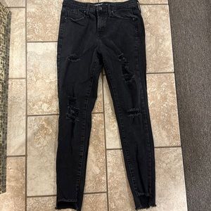 Mossimo Black Ripped Jeans